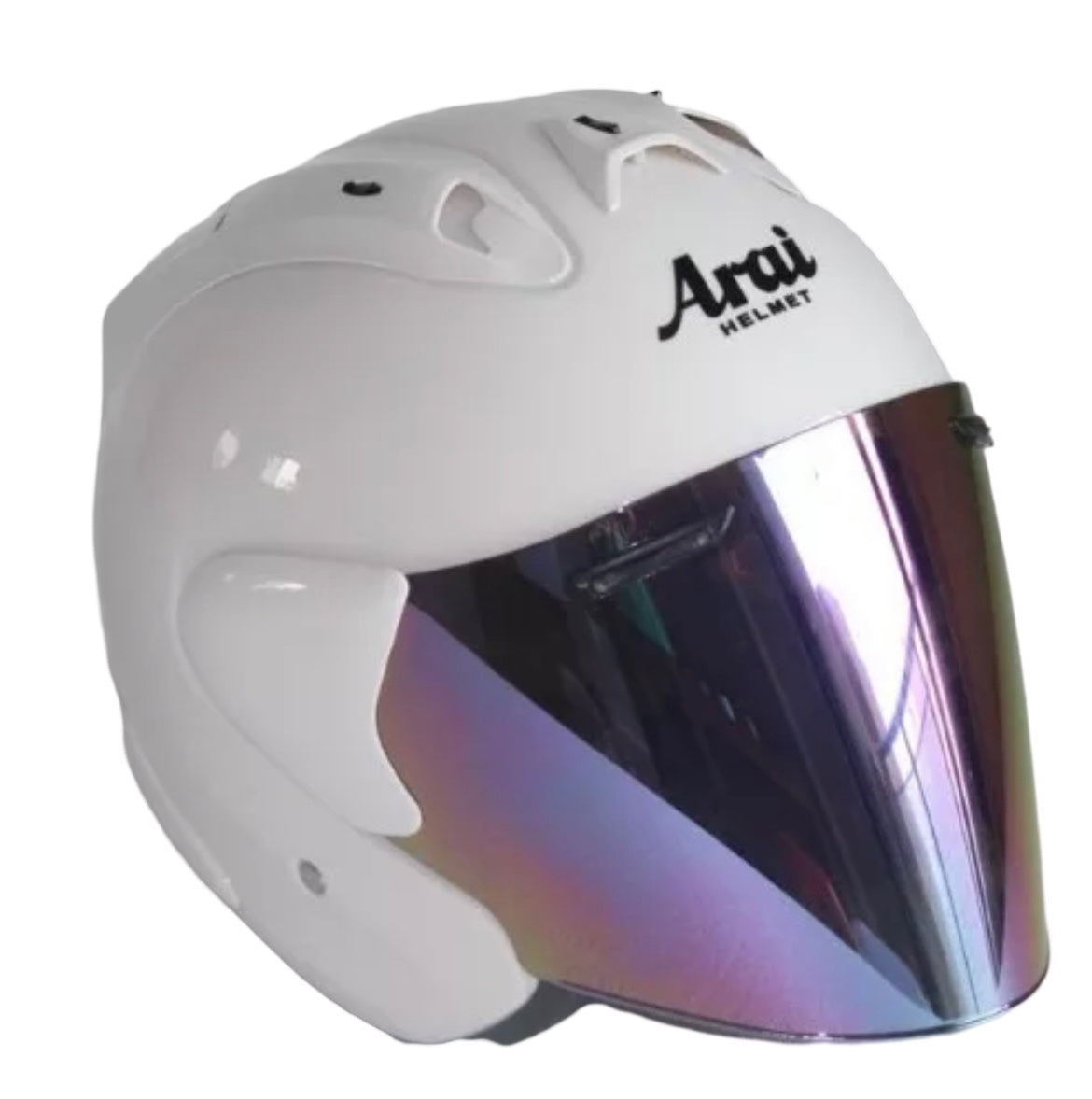 Casque jet blanc